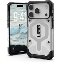 UAG Pathfinder Clear Magsafe kryt iPhone 17 Pro čirý/stříbrný - Pouzdra