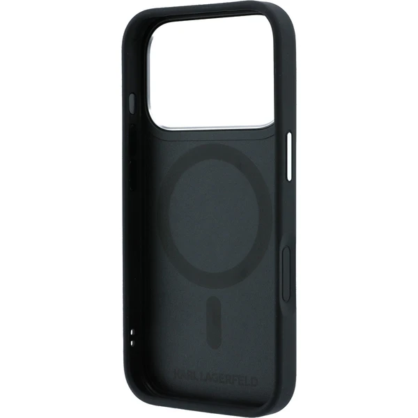 Karl Lagerfeld PU Saffiano Ring Stand MagSafe kryt iPhone 18 Pro Max černý - Pouzdra - Obrázek 32e01034146543028c61503a3e3b6264