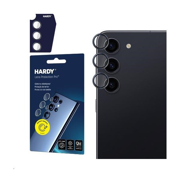 3mk Hardy Lens Protection Pro skla na fotoaparát Samsung Galaxy S23/S23+ černá