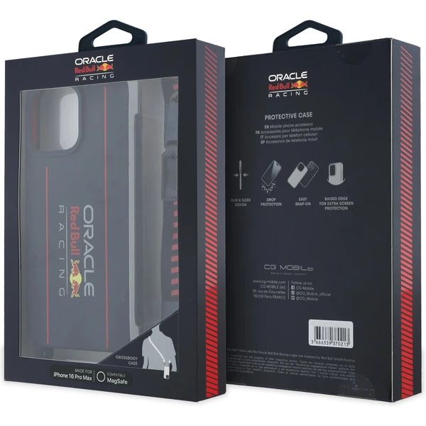 Oracle Red Bull Racing Silicone Vertical Logo MagSafe zadní kryt + Crossbody popruh iPhone 16 Pro Ma - Pouzdra - Obrázek 32ec7e4c8caa4e86bf3a6ebf0d311e58