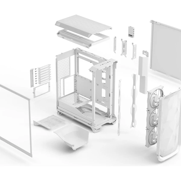 Fractal Design Meshify 3 Ambience Pro RGB White TG - Počítačové skříně - Obrázek 332G000J01