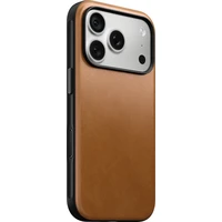 Nomad Modern Leather MagSafe kožený kryt iPhone 17 Pro/18 Pro English Tan - Pouzdra
