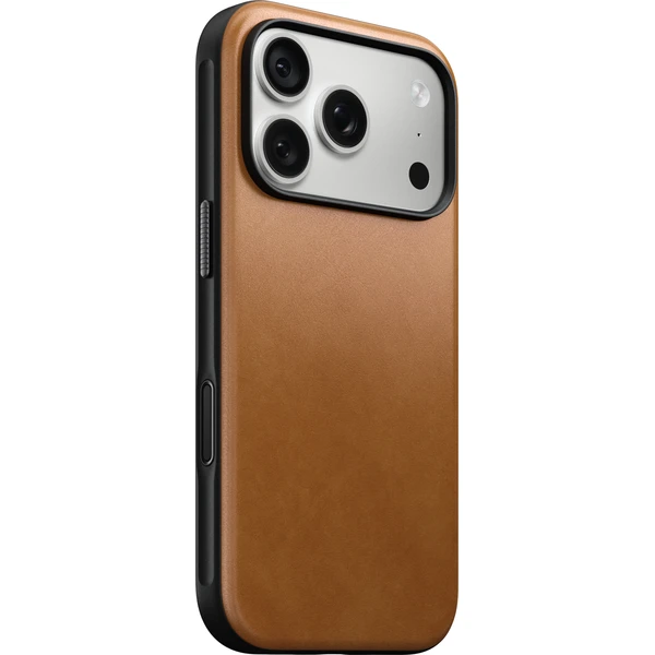 Nomad Modern Leather MagSafe kožený kryt iPhone 17 Pro/18 Pro English Tan - Pouzdra - Obrázek 333746906ebb4c918f0d2ecf8cc0c062