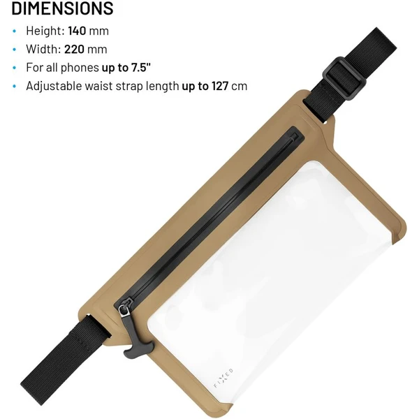 FIXED Dry Belt voděodolné pouzdro okolo pasu zelené - Pouzdra - Obrázek 334811c9346c4701af370d19a56fdb1c