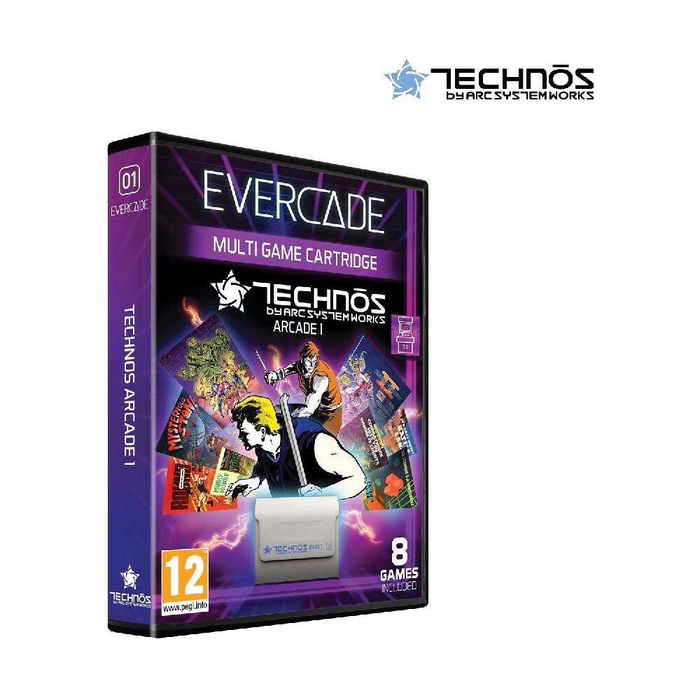 Arcade Cartridge 01. Technos Arcade 1 (Evercade)