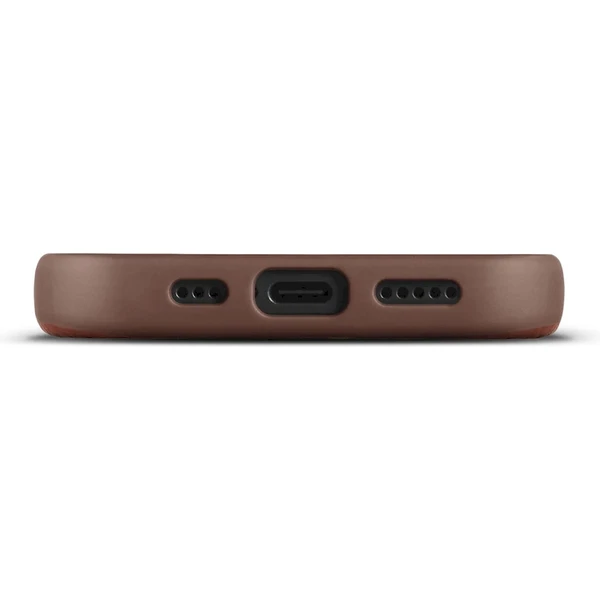Woolnut MagSafe kožený kryt iPhone 16 Plus hnědý - Pouzdra - Obrázek 3388000O01