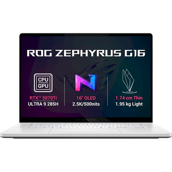 ASUS ROG Zephyrus G16 GU605CR-NEBULA169X Bílá