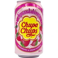 Sycená limonáda Chupa Chups - Jahoda 345ml - Potraviny a nápoje