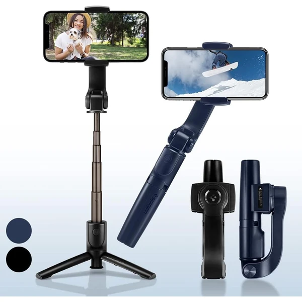 Spigen Gimbal SelfieStick S610W Tripod s Bluetooth ovladačem černý - Držáky - Obrázek 33WD000J01