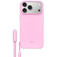Apple Beats kryt se stojánkem na iPhone 17 Pro Max s MagSafe oblázkově růžový - Pouzdra