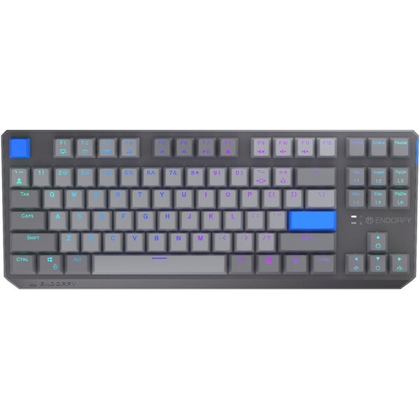Endorfy Thock V2 TKL bezdrátová herní klávesnice šedá US Šedá