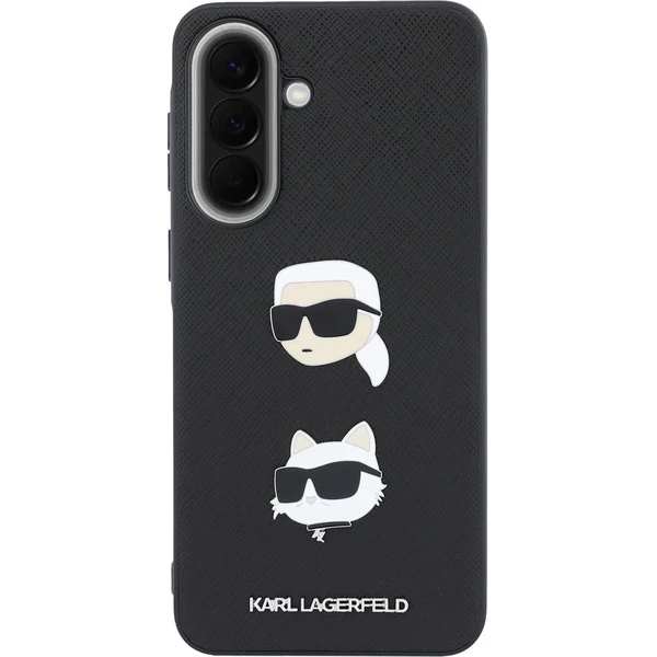 Karl Lagerfeld Liquid Silicone Metal Karl and Choupette kryt Samsung Galaxy A57 černý - Pouzdra - Obrázek 33b4f0cabd1946229c048319179faa46