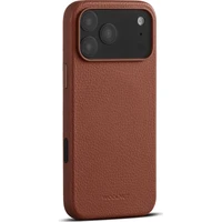 Woolnut MagSafe kožený kryt iPhone 17 Pro Max hnědý - Pouzdra