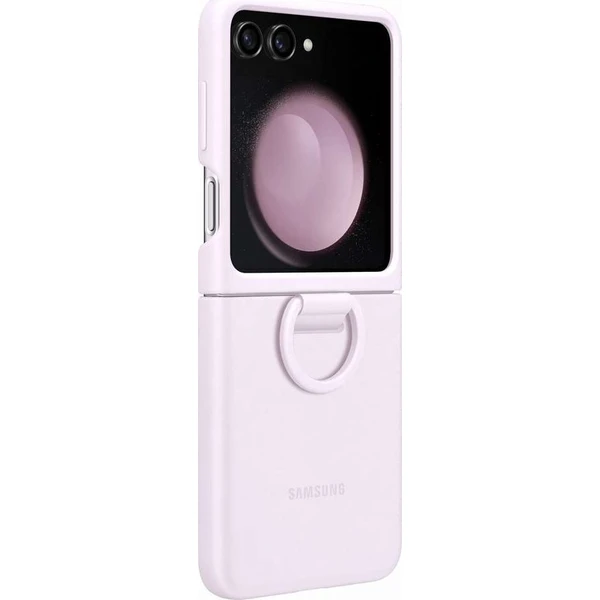 Samsung Silicone case with Ring Z Flip5 Lavender - Pouzdra - Obrázek 33d7f07f61364b3a86532278f05419ac