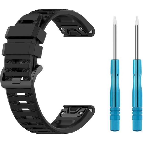 FIXED Silicone Strap řemínek pro Garmin QuickFit (26mm) černý - Řemínky - Obrázek 33e7978e5fb7429da7fbf0ee8a7c3939