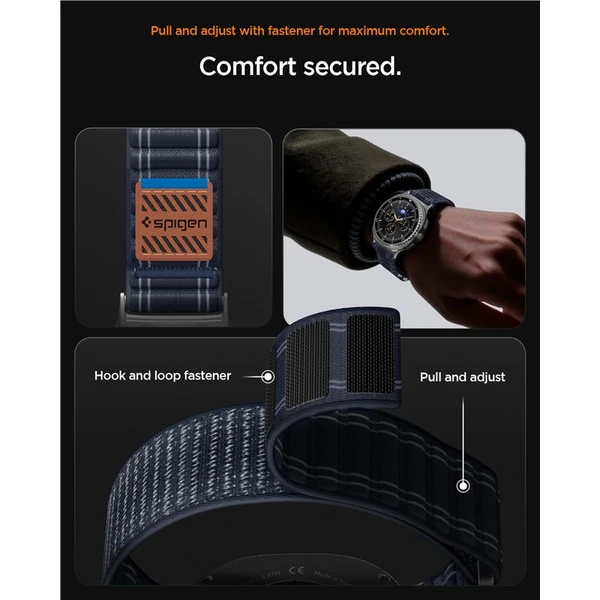 Spigen Fabric Band řemínek (hook-and-loop) Samsung Galaxy Watch8 46/44/40mm námořně modrý - Řemínky - Obrázek 34141484d9d640e4b5400efd03930a2c