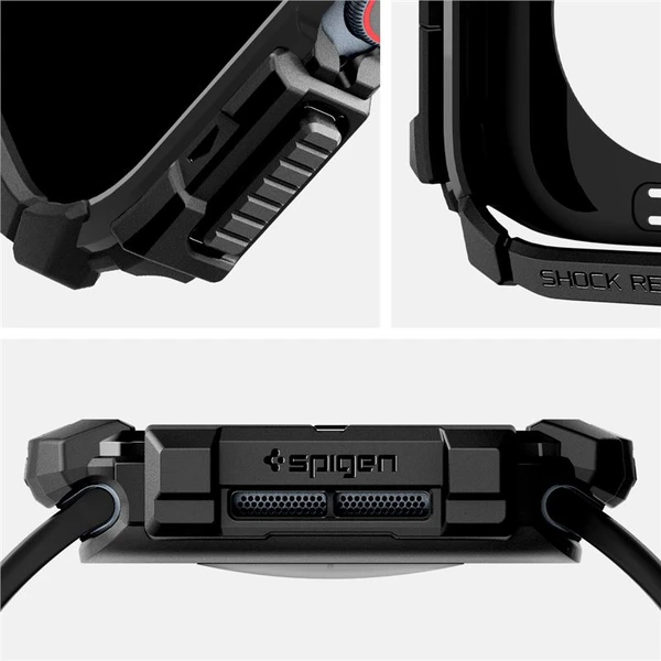 Spigen Rugged Armor kryt pro Apple Watch 10/11 (42mm) matně černý - Pouzdra - Obrázek 341c7cab29d248a6be66135becb7d7ab