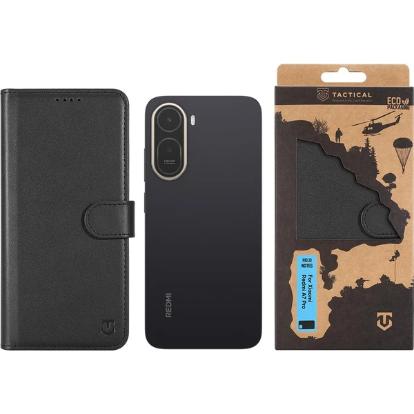 Tactical Field Notes pouzdro Xiaomi Redmi A7 Pro černé - Pouzdra - Obrázek 3426523de3a246c18d7f5ebe23a281df