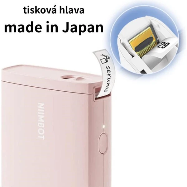 Niimbot tiskárna štítků D11-H Smart růžová + role štítků 160 ks - Štítkovače - Obrázek 342ac3eba894438ebe2cabfba9b3e967
