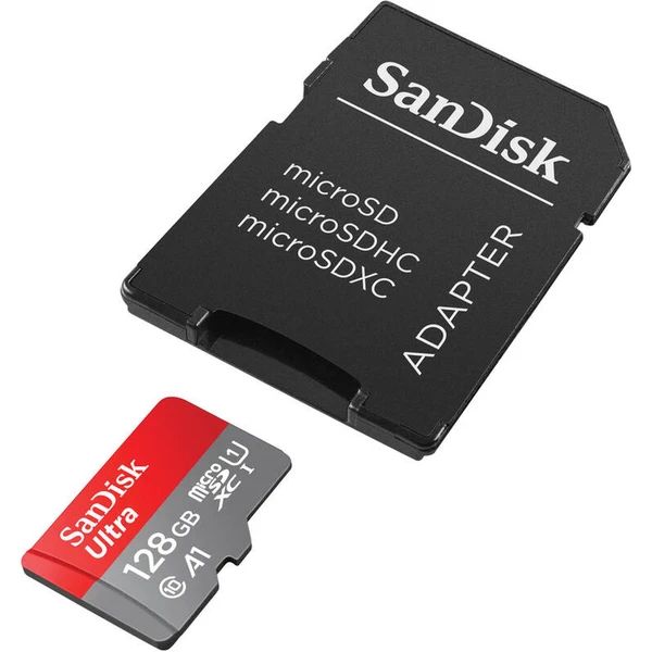 SanDisk MicroSDXC karta 128GB Ultra + adaptér - Paměťové karty - Obrázek 3432000P01