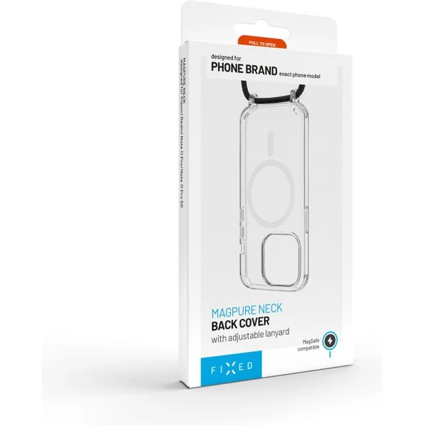 FIXED MagPure Neck kryt s černou šňůrkou na krk pro Apple iPhone 16 Pro Max - Pouzdra - Obrázek 3432e4c267e54bdf8d118e197de5b825