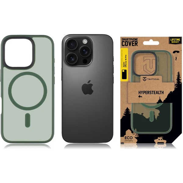 Tactical MagForce Hyperstealth Kryt pro iPhone 16 Pro Forest Green - Pouzdra - Obrázek 34406b821b174f4dacb497b54d1a96ff