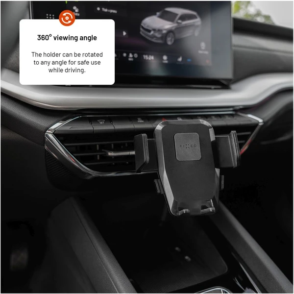 FIXED Iconiq Vent univerzální držák do auta s úchytem na ventilační mřížku černý - Držáky - Obrázek 3443552d9bc04697bf4427a5d8d4b6f3