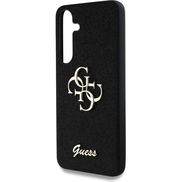 Guess PU Fixed Glitter 4G Metal Logo kryt Samsung Galaxy S25 černý - Pouzdra - Obrázek 3457ba3b7bb64070ab9ab185ee4c2c32