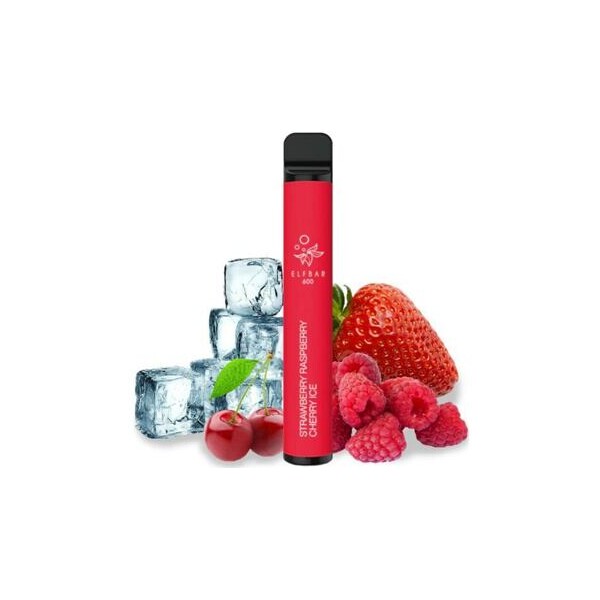Elfbar 600 Disposable Pod Kit Strawberry Raspberry Cherry Ice