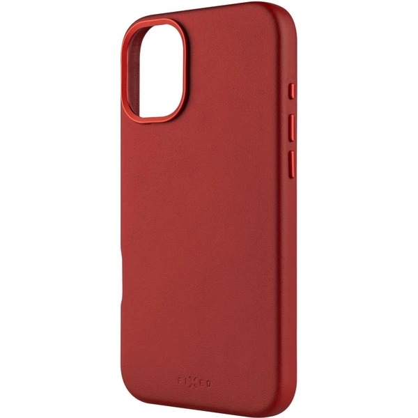 FIXED MagLeather kožený kryt s MagSafe Apple iPhone 16 Plus červený - Pouzdra - Hlavní obrázek