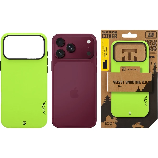 Tactical MagForce Velvet Smoothie 2.0 MagSafe kryt Apple iPhone 17 Pro/18 Pro Avocado - Pouzdra - Obrázek 348563719cc74c489fe54f02c6a745c1