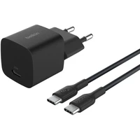 Belkin BOOST CHARGE™ 25W USB-C Power Delivery PPS nabíječka, 1m USB-C/USB-C kabel černá - Nabíječky