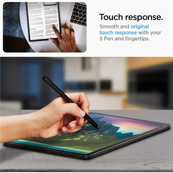 Spigen Glass tR EZ Fit 1 Pack tvrzené sklo Samsung Galaxy Tab S9 Ultra/Tab S10 Ultra - Ochranné folie a skla - Obrázek 34JA000601