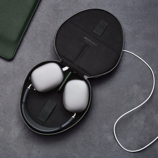 Woolnut Leather kožené pouzdro pro AirPods Max zelené - Pouzdra - Obrázek 34KR100501