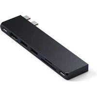 Satechi Pro Hub Slim půlnočně černý - USB huby