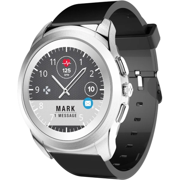 MyKronoz ZeTime Original chytré hodinky 39 mm stříbrné - Chytré hodinky - Obrázek 34UK000101