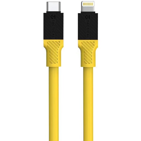 Tactical Fat Man kabel USB-C/Lightning (1m) žlutý