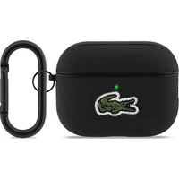 Lacoste Petit Pique Croc Logo Patch Pouzdro pro AirPods Pro 3 černé - Pouzdra