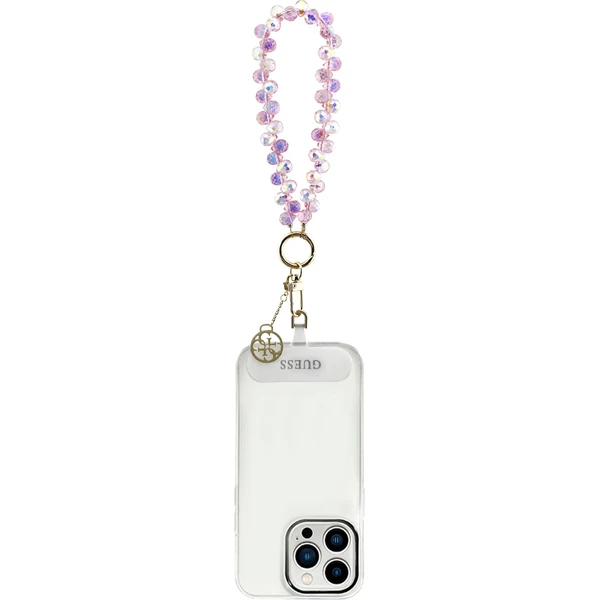 Guess univerzální popruh na ruku Crystals 4G Charm růžový - Popruhy a crossbody - Obrázek 34cdbcb352194cc5ab4c3bb11458d4ba
