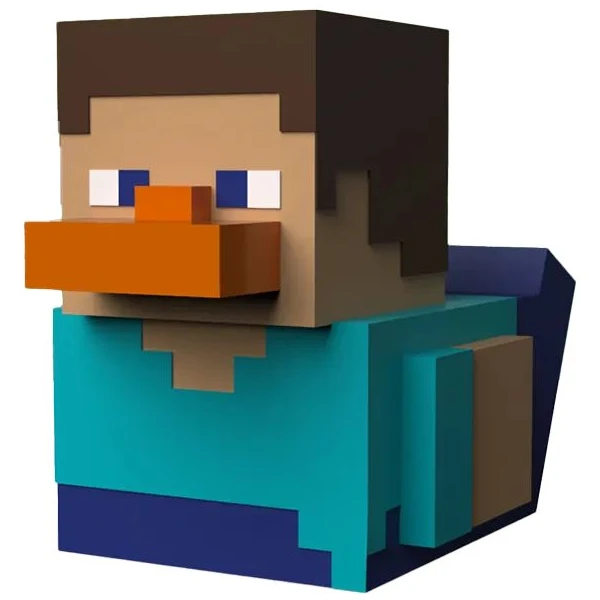 Tubbz kachnička malá Minecraft - Steve - Figurky - Hlavní obrázek