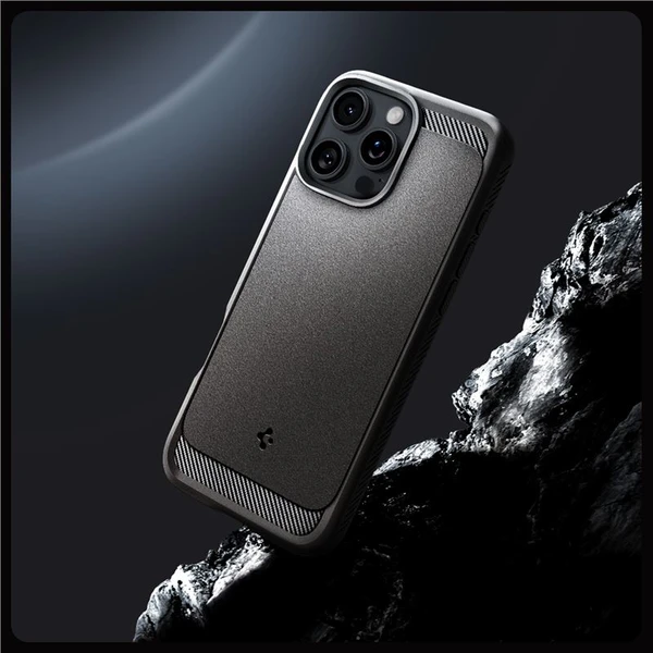 Spigen Rugged Armor MagSafe kryt iPhone 16 Pro Max gray - Pouzdra - Obrázek 3519c1ecc3f442b18b717e3f8dafe944
