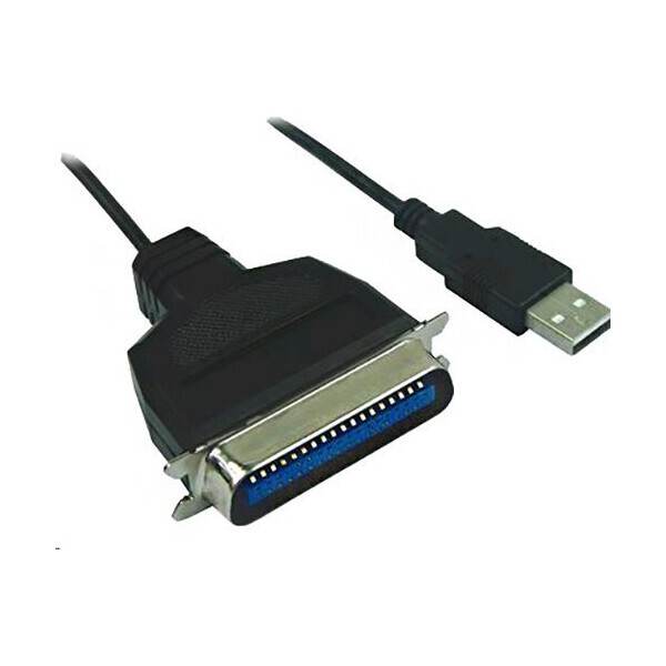 PremiumCord USB printer kabel USB na paralelní port LPT (CEN36M)