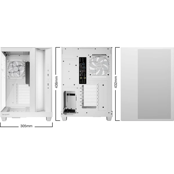 Be quiet! LIGHT BASE 500 LX bílá - Počítačové skříně - Obrázek 356O000K01