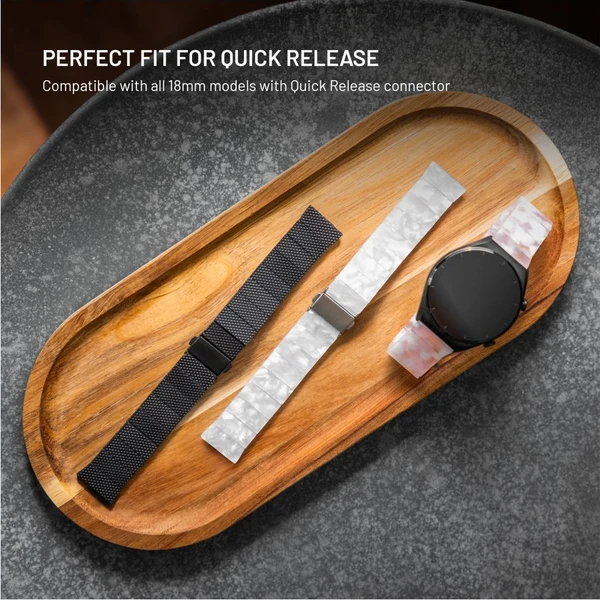 FIXED Resin Strap řemínek s Quick Release 18mm černý - Řemínky - Obrázek 356b4e101f9541a3bc6439f736f73eb6