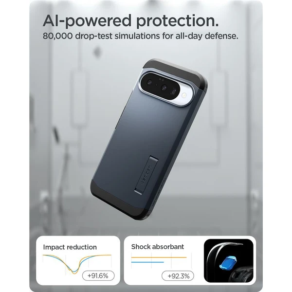 Spigen Tough Armor MagSafe kryt Google Pixel 10/10 Pro šedý - Pouzdra - Obrázek 358a96e9c9d14639ab1d18da546a18cf