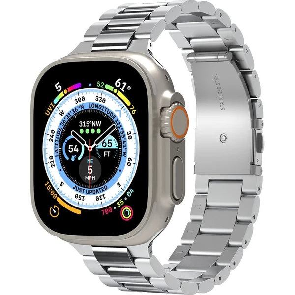Spigen Modern Fit 316L řemínek Apple Watch 49/45/44/42mm stříbrný - Řemínky - Obrázek 35D5000L01