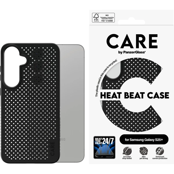 PanzerGlass® CARE kryt Samsung Galaxy S25+ Heat Beat - Pouzdra - Obrázek 35FC000J01