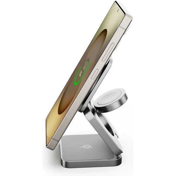 Cubenest SQS312 Pro Qi2.2 3v1 magnetická nabíječka pro Samsung šedá - Nabíječky - Obrázek 35PF000N01