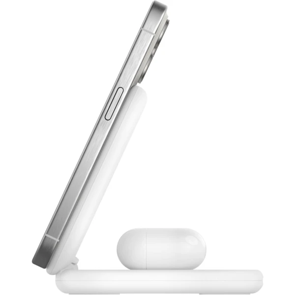 Belkin BOOST CHARGE Qi2 (MagSafe) 15W 2v1 skládací nabíječka bílá - Nabíječky - Obrázek 35S9000P01