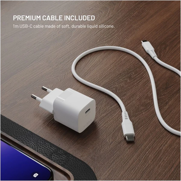 FIXED Mini Set GaN nabíječky s USB-C portem a USB-C kabelem, PD, 1,2m, 30W, bílá - Nabíječky - Obrázek 35d0107aa4a840ad84b95332c06e96ec